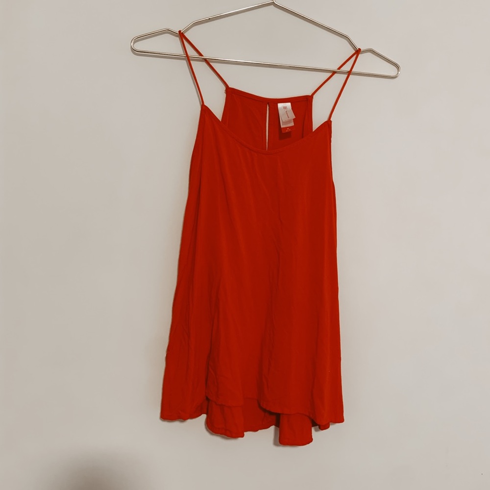 Red tank top